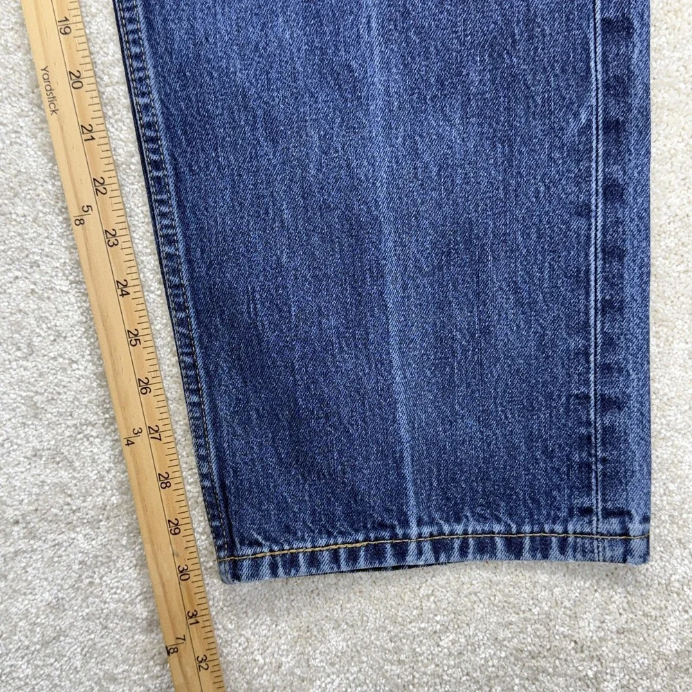 Levis 505 Jeans Mens 40x31 Blue Denim High Rise Straight Leg‎ Regular Fit